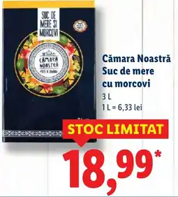 Lidl Cămara Noastră Suc de mere cu morcovi Ofertă