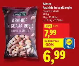 Lidl Alesto Arahide în coajă roşie Ofertă