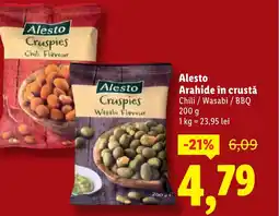 Lidl Alesto Arahide în crustă Chili/Wasabi / BBQ Ofertă