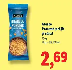 Lidl Alesto Porumb prăjit şi sărat Ofertă