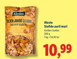 Lidl Alesto Stafide aurii mari Ofertă