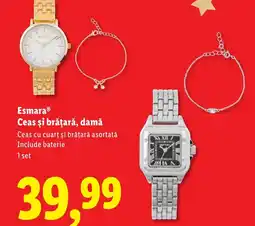 Lidl Esmara Ceas şi brățară, damă Ofertă
