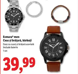 Lidl Esmara men Ceas și brățară, bărbați Ofertă