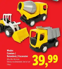 Lidl Wader Camion / Betonieră/Excavator Ofertă
