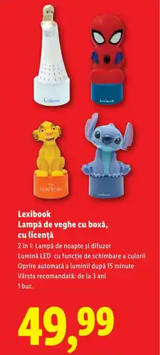 Lidl Lexibook Lampă de veghe cu boxă, cu licenţă Ofertă