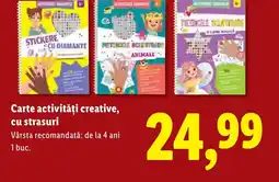 Lidl Carte activităţi creative, cu strasuri Ofertă