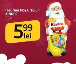 Supeco Figurinǎ Moş Crăciun KINDER Ofertă