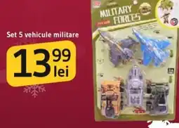 Supeco Set 5 vehicule militare Ofertă
