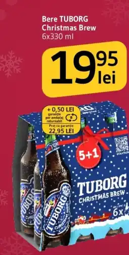 Supeco Bere TUBORG Christmas Brew Ofertă