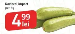 Supeco Dovlecei import Ofertă