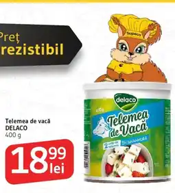 Supeco Telemea de vacǎ DELACO Ofertă