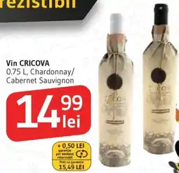 Supeco Vin CRICOVA Chardonnay/ Cabernet Sauvignon Ofertă