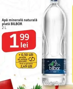 Supeco Apă minerală naturală plată BILBOR Ofertă
