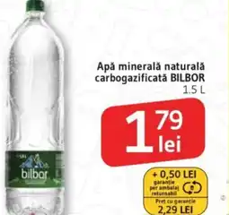 Supeco Apă minerală naturală carbogazificată BILBOR Ofertă