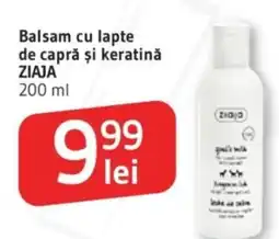 Supeco Balsam cu lapte de capră și keratinǎ ZIAJA Ofertă