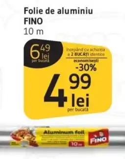 Supeco Folie de aluminiu FINO 10 m Ofertă