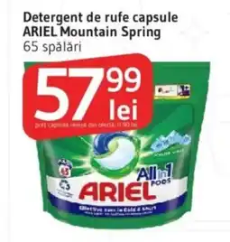 Supeco Detergent de rufe capsule ARIEL Mountain Spring Ofertă