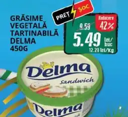 Diana Supermarket Grăsime vegetală tartinabilă delma Ofertă