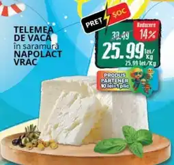 Diana Supermarket Telemea de vacă în saramură napolact vrac Ofertă