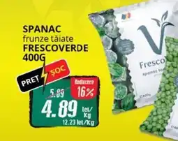Diana Supermarket Spanac frunze tǎiate FRESCOVERDE Ofertă