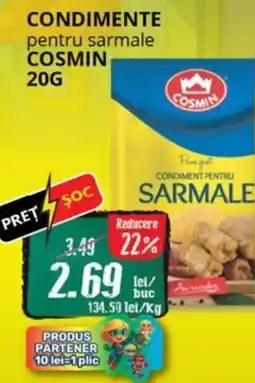 Diana Supermarket Condimente pentru sarmale COSMIN Ofertă