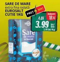Diana Supermarket Sare de mare extra fina iodată eurosalt cutie Ofertă