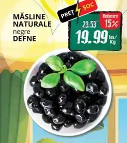 Diana Supermarket Măsline naturale negre defne Ofertă