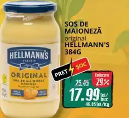 Diana Supermarket Sos de maioneză original HELLMANN'S Ofertă