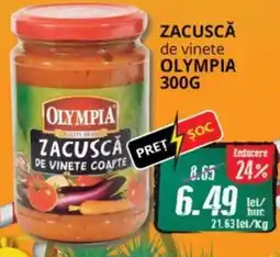 Diana Supermarket Zacuscă de vinete OLYMPIA Ofertă