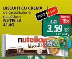 Diana Supermarket Biscuiți cu cremă de cacao&alune de pădure NUTELLA Ofertă