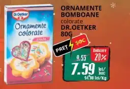 Diana Supermarket Ornamente bomboane colorate DR. OETKER Ofertă