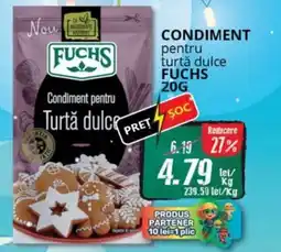 Diana Supermarket Condiment pentru turtă dulce FUCHS Ofertă