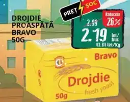 Diana Supermarket Drojdie proaspătă bravo Ofertă