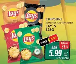 Diana Supermarket Chipsuri diverse sortimente LAY'S Ofertă