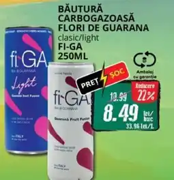 Diana Supermarket Băutură carbogazoasă flori de guarana clasic/light FI-GA Ofertă