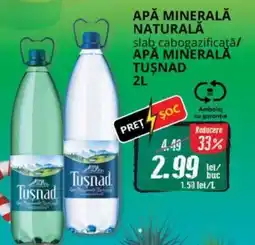 Diana Supermarket Apă minerală naturală slab cabogazificaţǎ/ apă minerală TUSNAD Ofertă