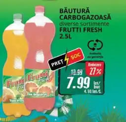 Diana Supermarket Băutură carbogazoasă diverse sortimente frutti fresh Ofertă