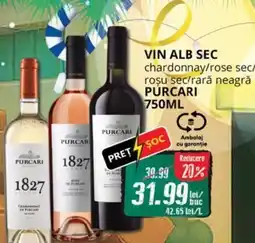 Diana Supermarket Vin alb sec chardonnay/rose sec/ roşu sec/rară neagră purcari Ofertă