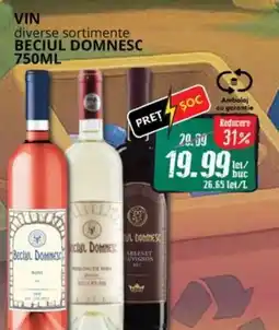 Diana Supermarket Vin diverse sortimente BECIUL DOMNESC Ofertă