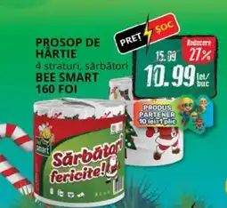 Diana Supermarket Prosop de hârtie 4 straturi, sărbători BEE SMART Ofertă