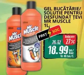Diana Supermarket Gel bucătărie/ soluţie pentru desfundat tevi mr muscle Ofertă