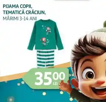 Pijama copii, tematică crăciun