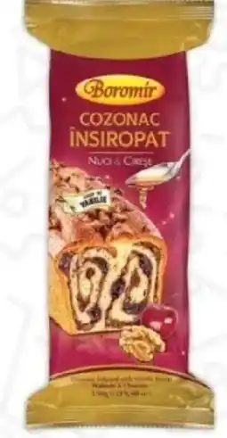 Selgros BOROMIR Cozonac însiropat Nuci & cireșe Ofertă
