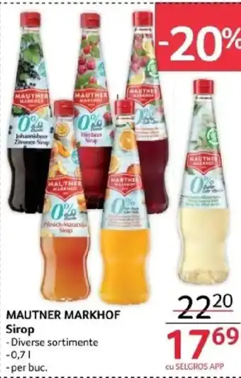 MAUTNER MARKHOF Sirop