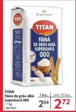 Selgros TITAN Fǎinǎ de grâu albă superioară 000 Ofertă