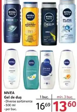 Selgros NIVEA Gel de duş Ofertă