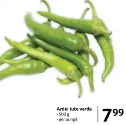 Selgros Ardei iute verde Ofertă