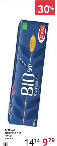Selgros BARILLA Spaghetti nr.5 Ofertă