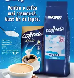 Selgros COFFEETA Cremă pudră pentru cafea Ofertă