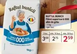 Selgros RAFTUL BUNICII Fǎinǎ superioară 000 albă de grâu Ofertă